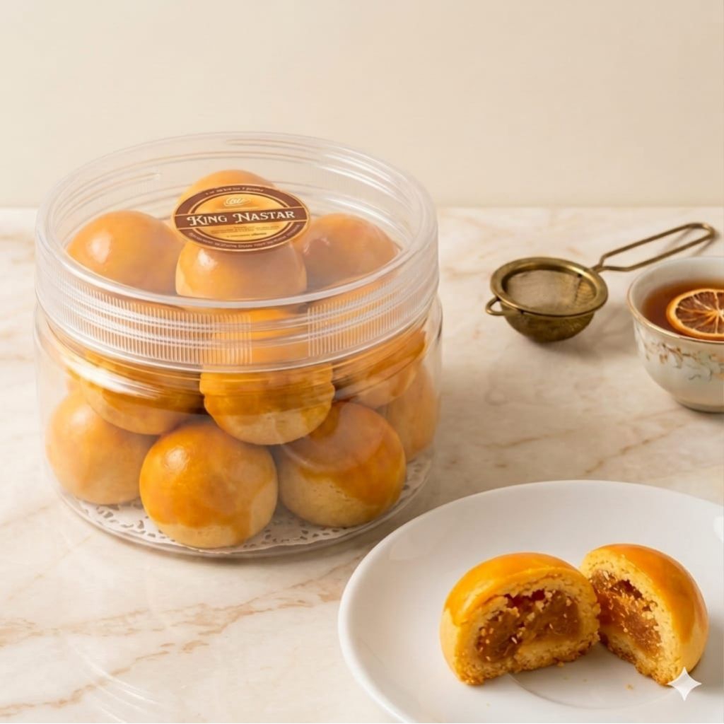 Nastar Premium Lembut Lumer Toples Mini 250ml | Tanpa Pengawet | Dapur Mamih Kinan