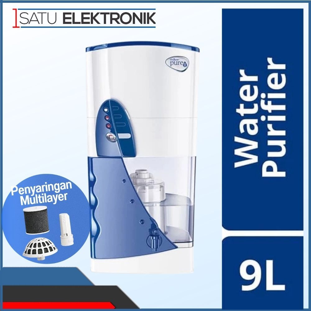 Unilever Pure it Classic 9 Liter Dispenser Air Water Purifier | Pemurni Air Filter Air Tanpa Listrik