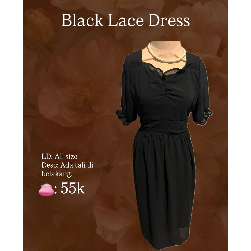 Dress Hitam Gothic