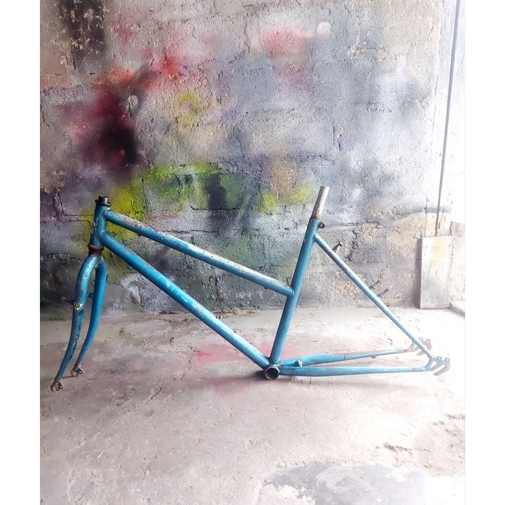 frame fork mtb lady jadul