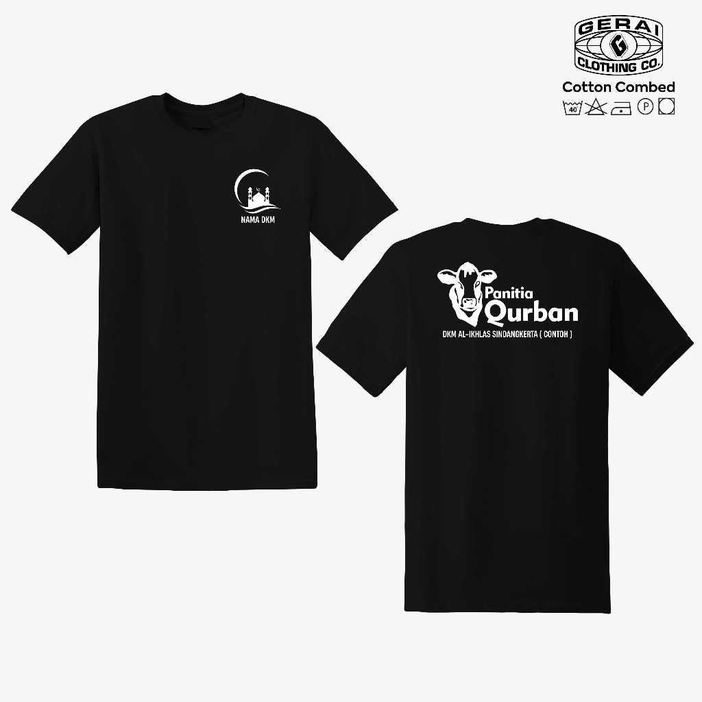kaos distro panitia qurban idul adha / baju panitia qurban idul adha