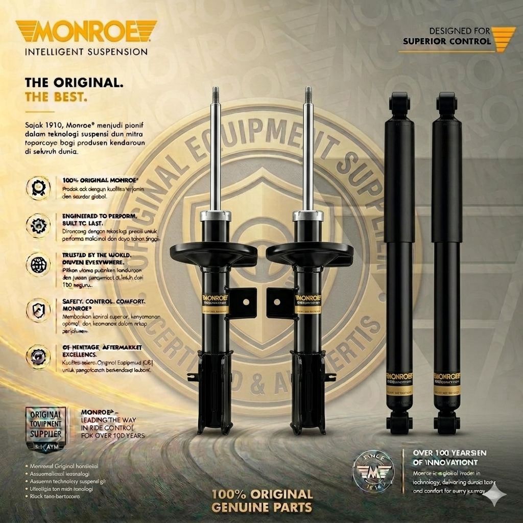SHOCKBREAKER DEPAN BELAKANG GRAND VITARA ORIGINAL MONROE