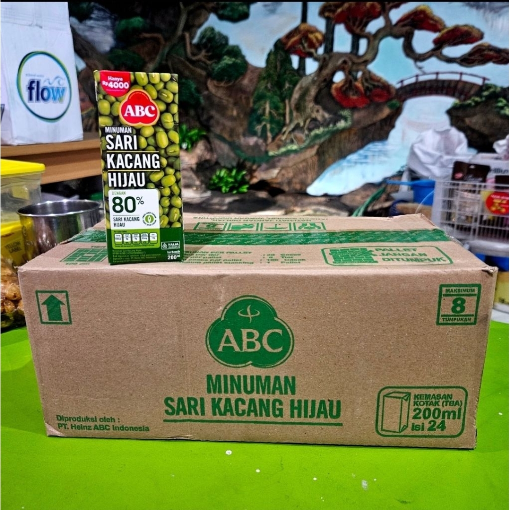 ED 05.27 - ABC KACANG IJO 200ML ( 1DUS ISI 24PCS )( 1/2 DUS ISI 12 PCS )/ ABC SARI KACANG HIJAU