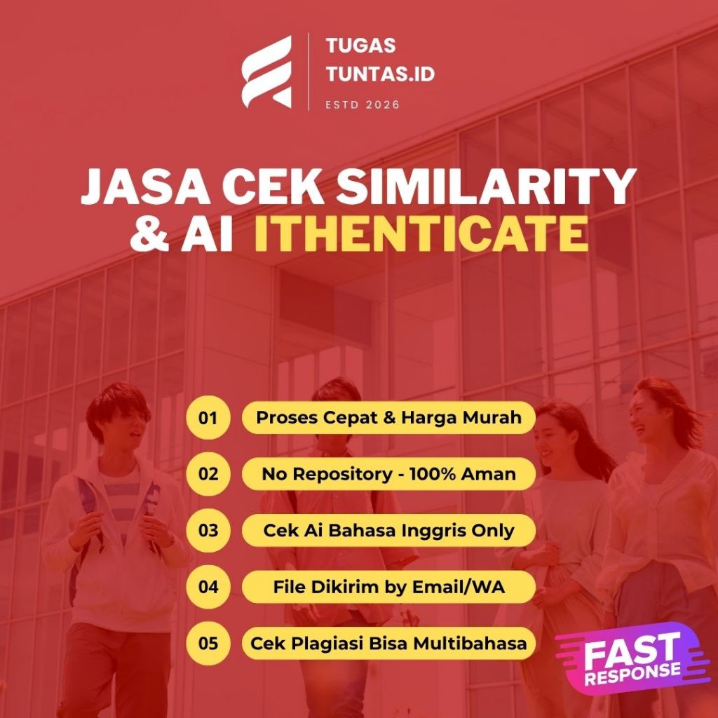 Jasa Cek Similarity dan Ai Ithenticate Terpercaya | Proses Cepat | No Repository