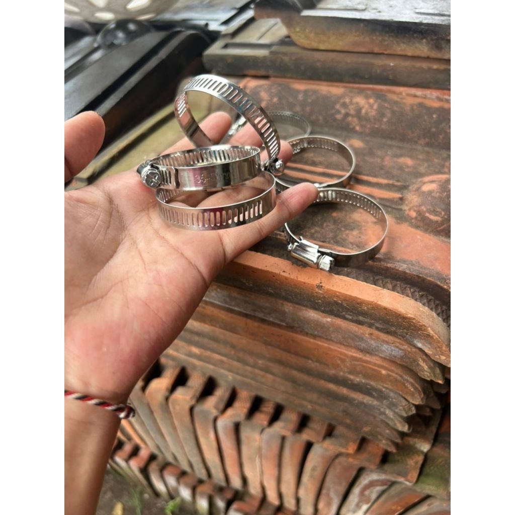 klem manipol PE PWK /klem karbu /klem karburator stainless