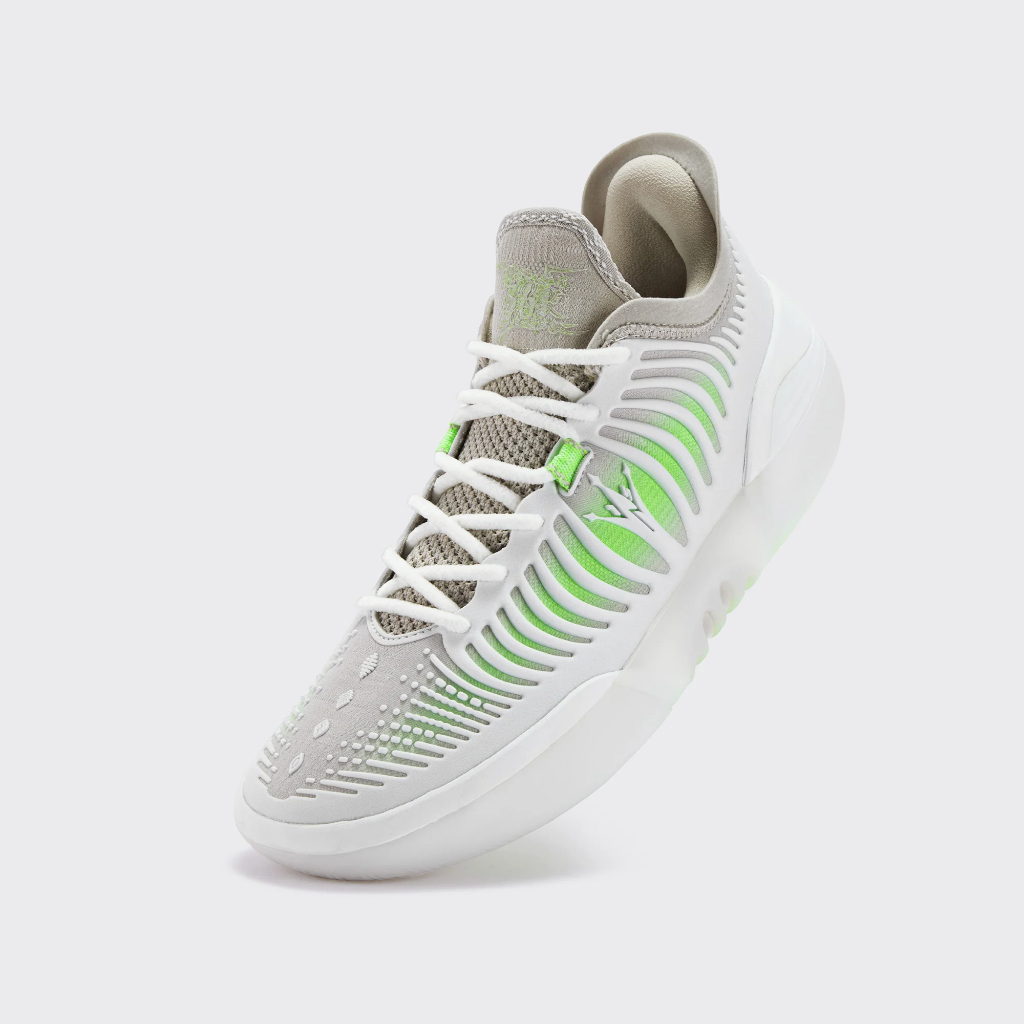 Sepatu Basket 361 Degrees Joker 2 GT "MIRO" Original Nikola Jokic White Lime - Basketball Shoes Pria