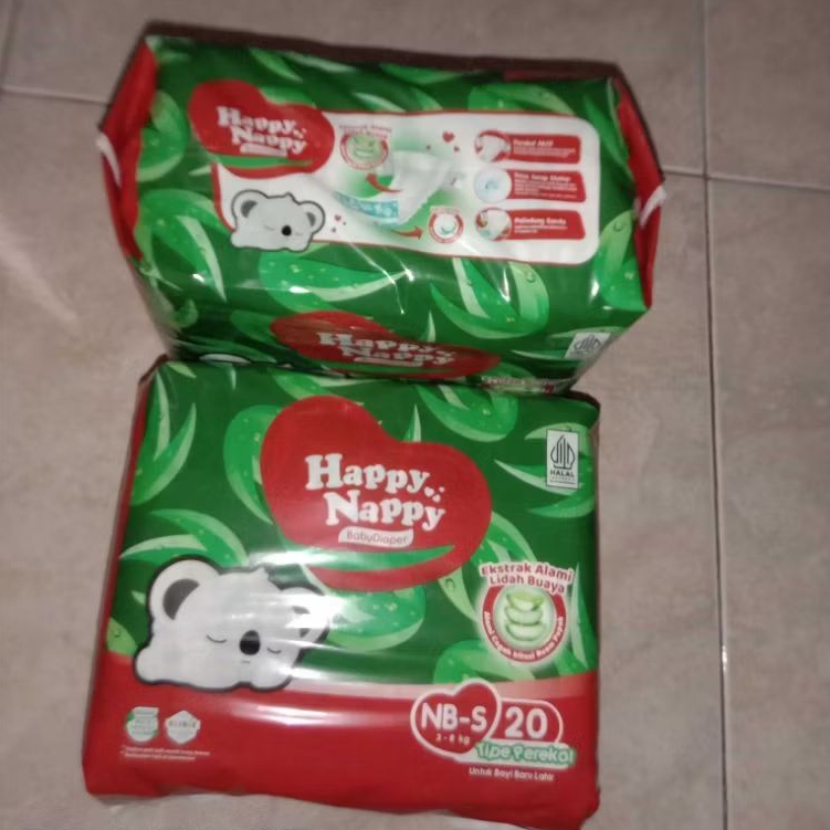 Happy Nappy Perekat NBS20, Happy Nappy Perekat M20, Happy Nappy Perekat L20