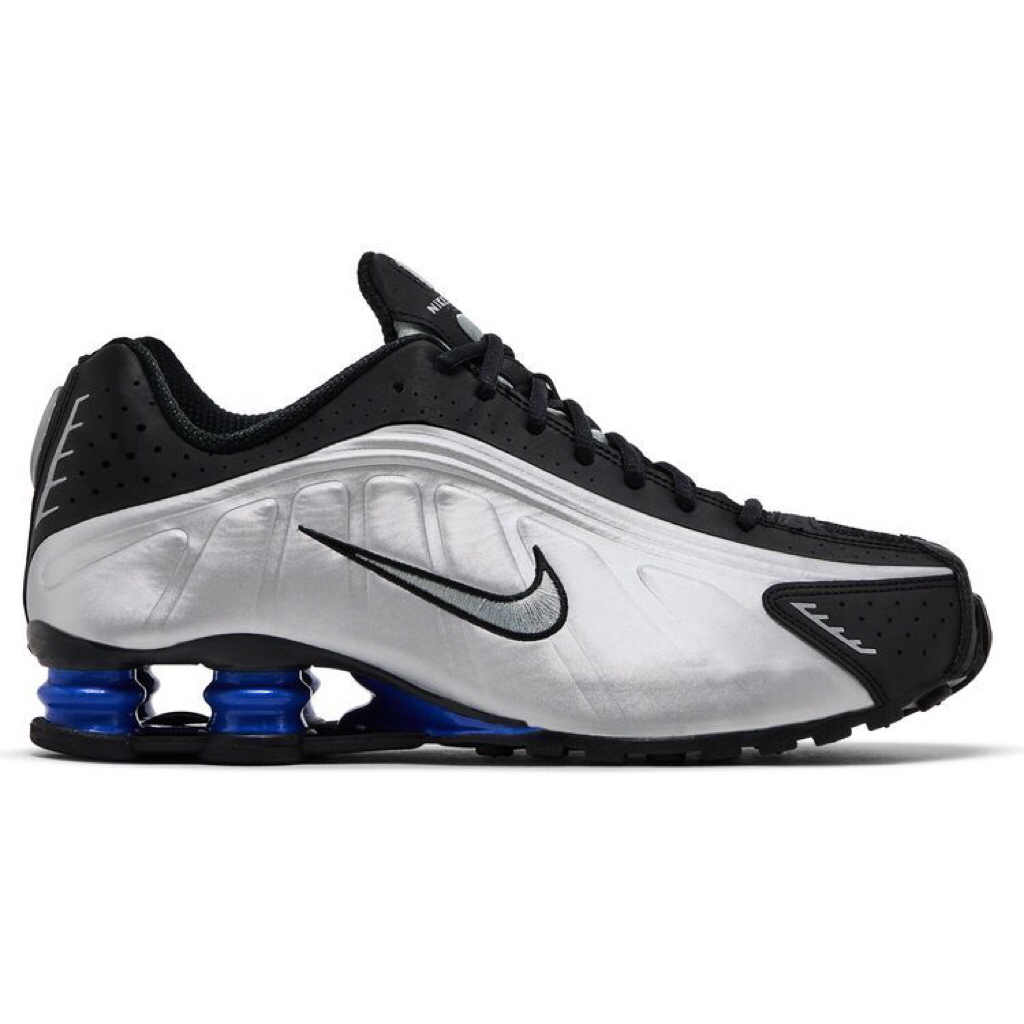 Blackshoes - Sepatu Sneakers Nike Shox R4 Black Racer Blue