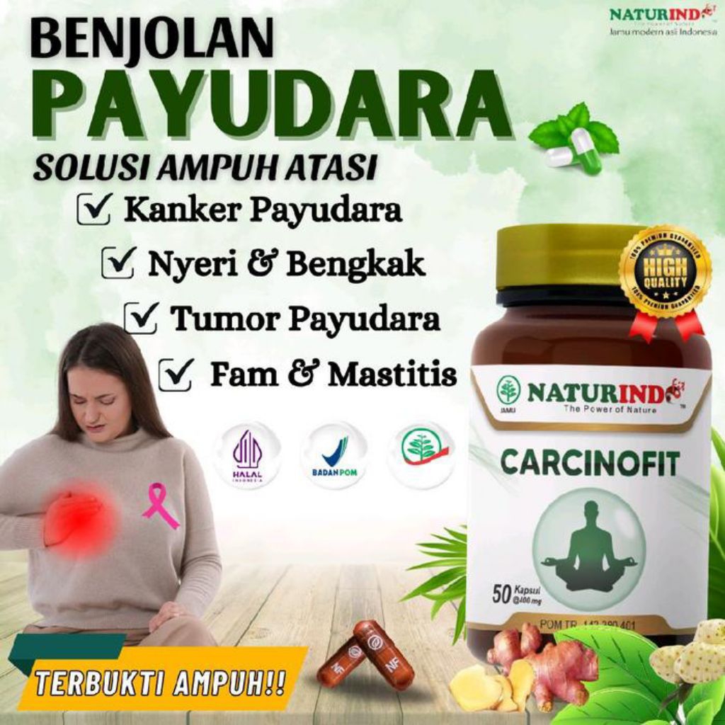 Obat Kanker Payudara Ampuh Benjolan Payudara Kista Payudara Herbal Carcinofit