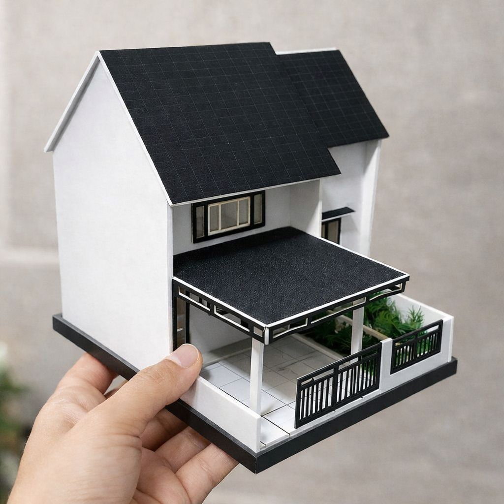 maket rumah minimalis 4
