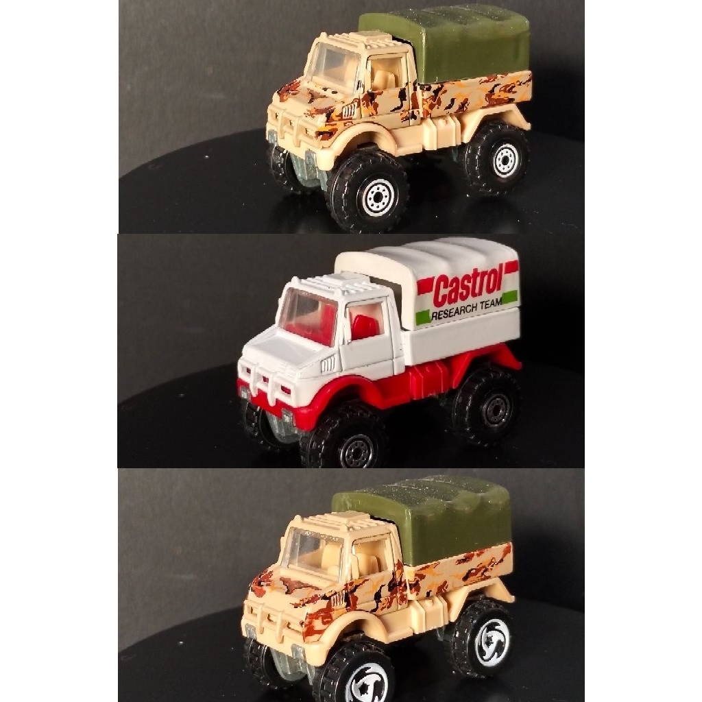 hot wheels Unimog blue card
