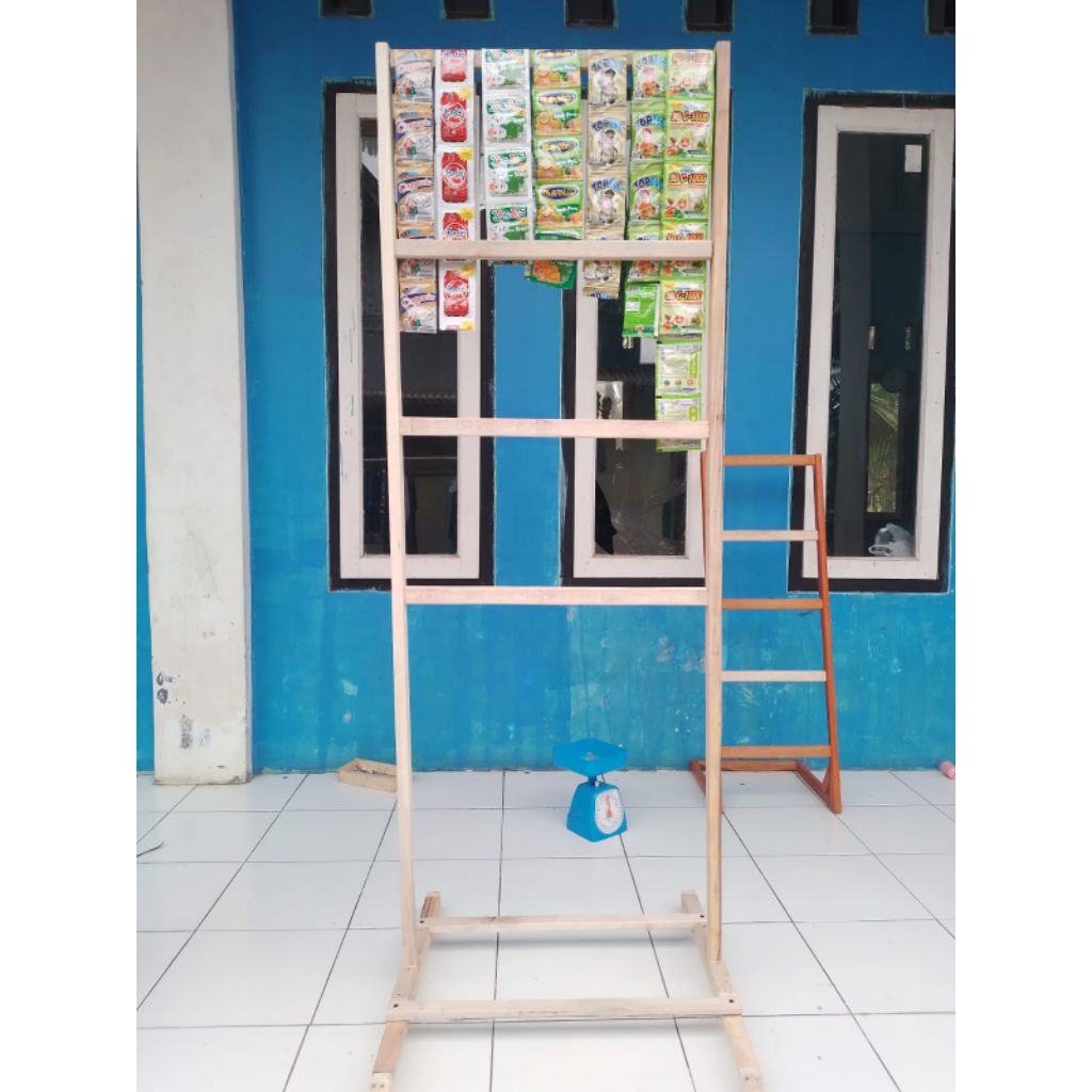 Rak gantung minuman sachset/gantungan ciki/ gantung rak serbaguna