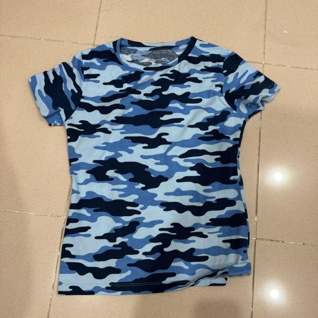 Preloved Kaos Colorbox Biru Size S, KaosColorbox