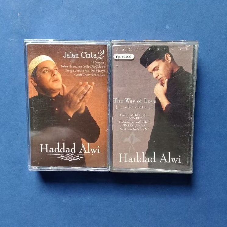 Kaset Pita Religi Seri Islami Haddad Alwi Album Jalan Cinta 1 & Jalan Cinta 2 Prod Sony Music Intert