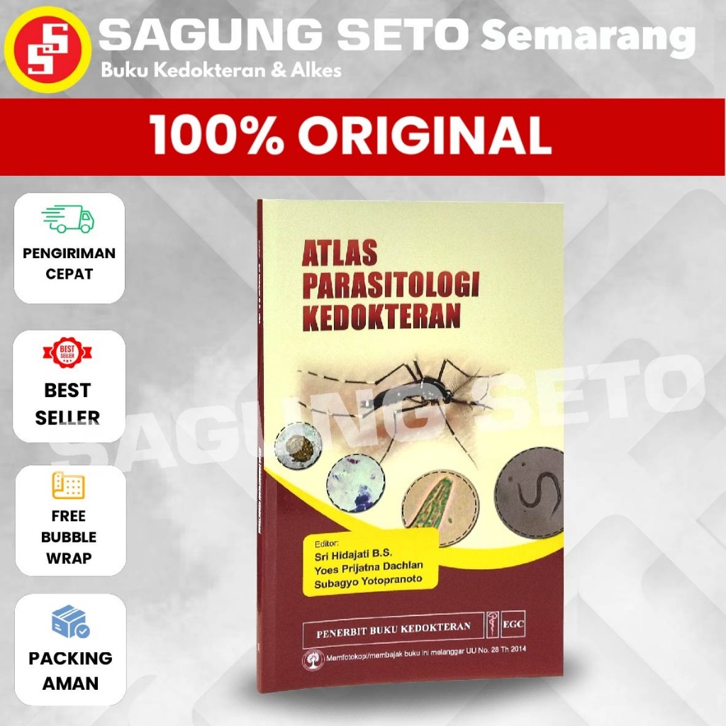 BUKU ATLAS PARASITOLOGI KEDOKTERAN - SRI HIDAJATI B.S
