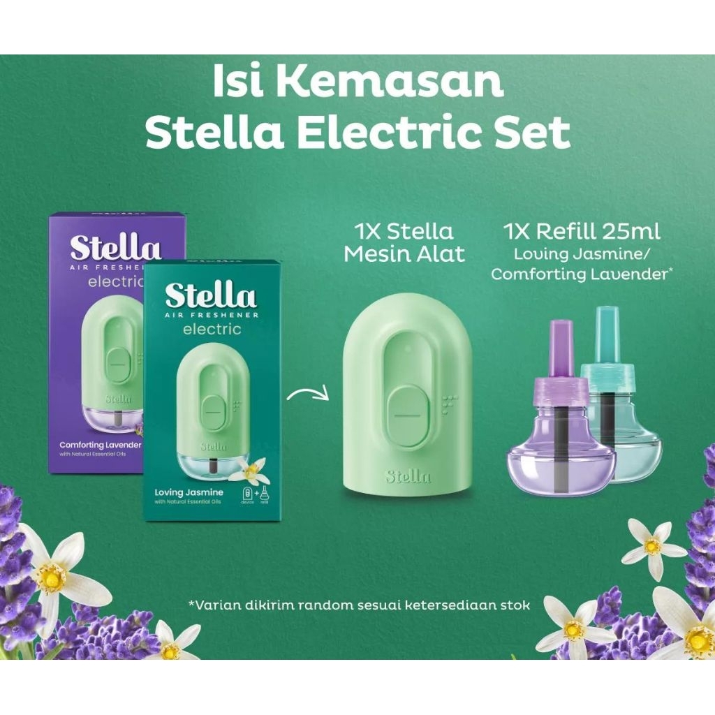 Stella  Alat Air freshener electric + stella Air freshener
