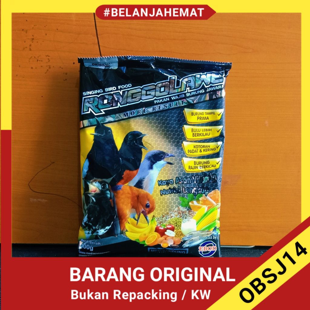 voer pellet ronggolawe original ebod jaya 400 gram