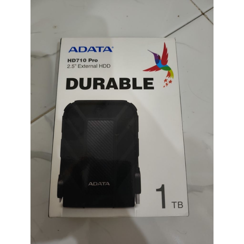 HARDDISK EKSTERNAL/EXTERNAL ADATA HD710 KAPASITAS PRO 1 TB