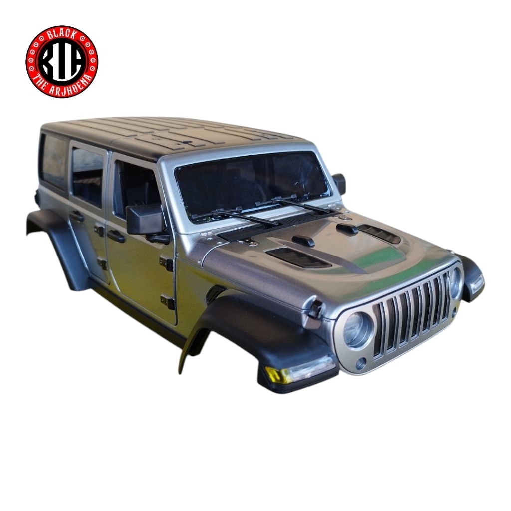 Rangka Body Mobil Jeep Wrangler Rubicon RC Remote Control 4x4 1:12 MN-128