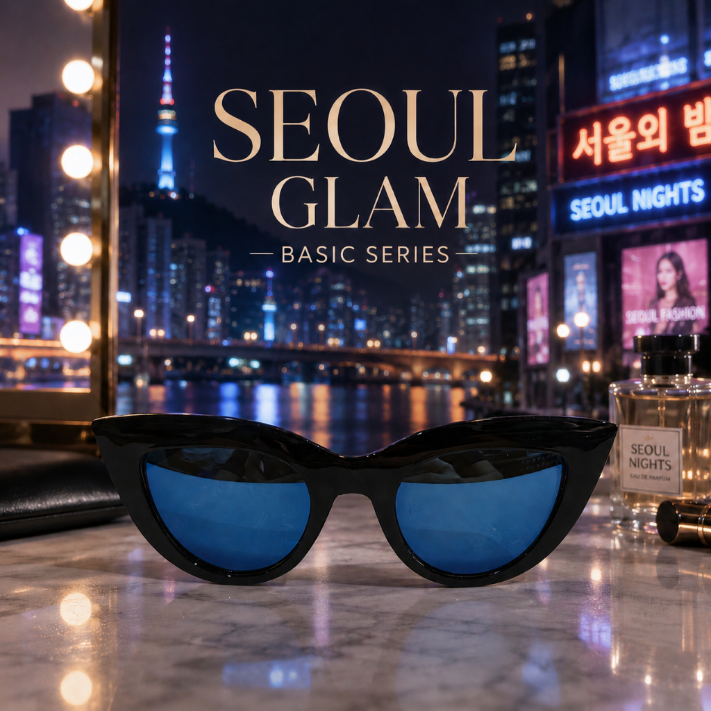 Hype Vision Kacamata Hitam SEOUL GLAM Edition Pria Wanita - Glasses HV-83718 Basic