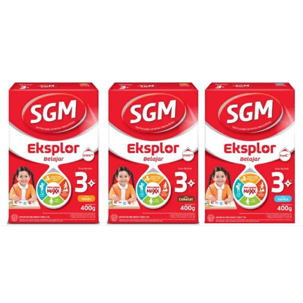 SGM 3+ VANILA / MADU / COKLAT 400GR