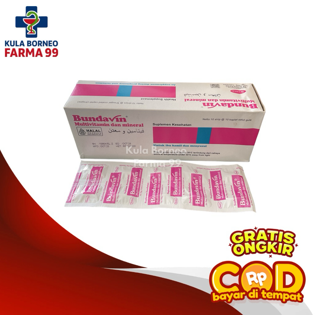 Bundavin 10 Tablet - Multivitamin & Mineral