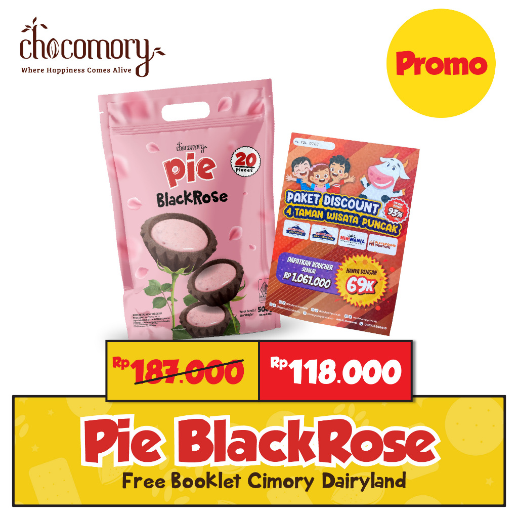 Pie Black Rose Free Booklet Cimory Dairyland