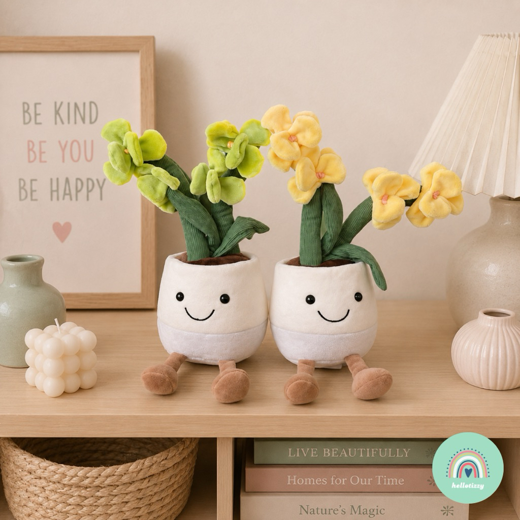 Boneka Pot Bunga Anggrek (New)