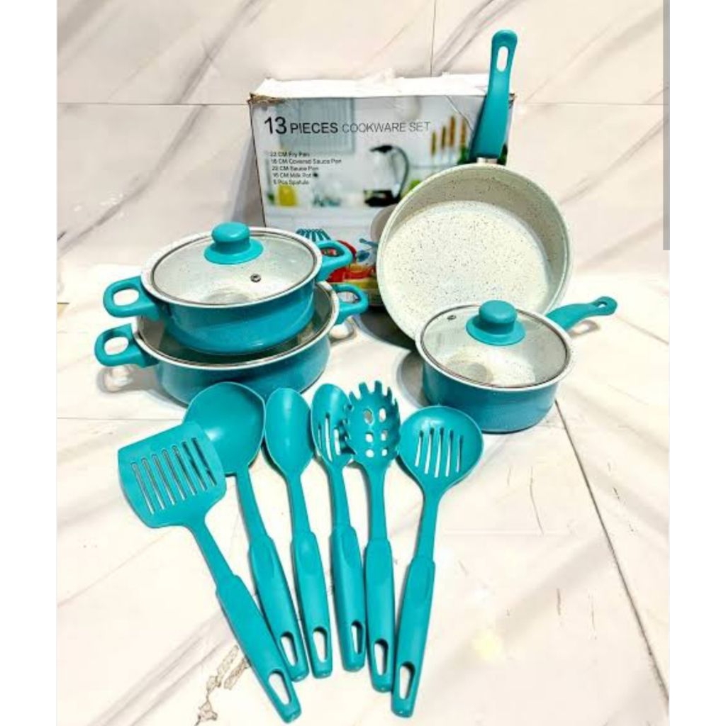Panci set anti lengket | cookware | panci set spatula