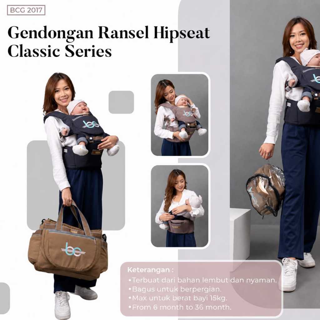 Baby Care - Gendongan Ransel Hipseat Classic