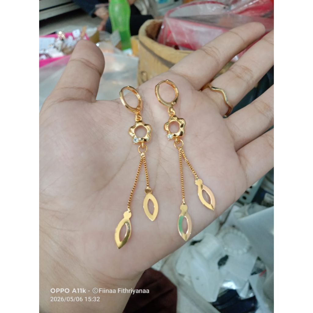 Anting Jurai Panjang Wanita Dewasa Remaja Model Kekinian