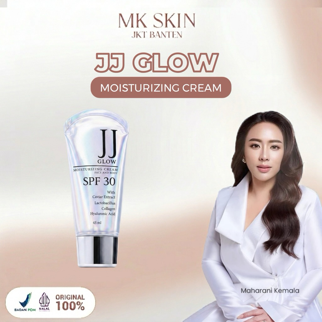 [READY] MK SKIN JJ GLOW MOISTURIZING CREAM SPF 30 DENGAN CAVIAR EXTRACT, LACTOBACILLUS, COLLAGEN, HY