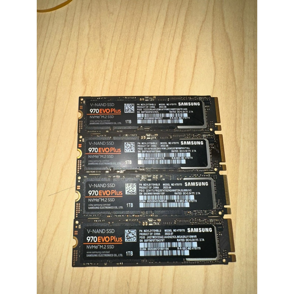 [Bekas] 1 TB Evo 970 Plus Samsung SSD NVME V Nand