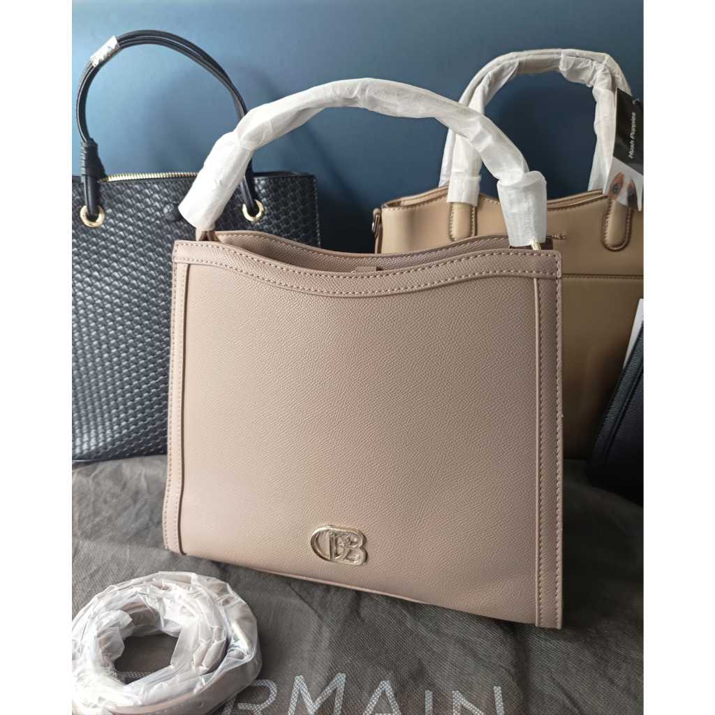OBERMAIN top handle taupe tas wanita VTOB03 original store