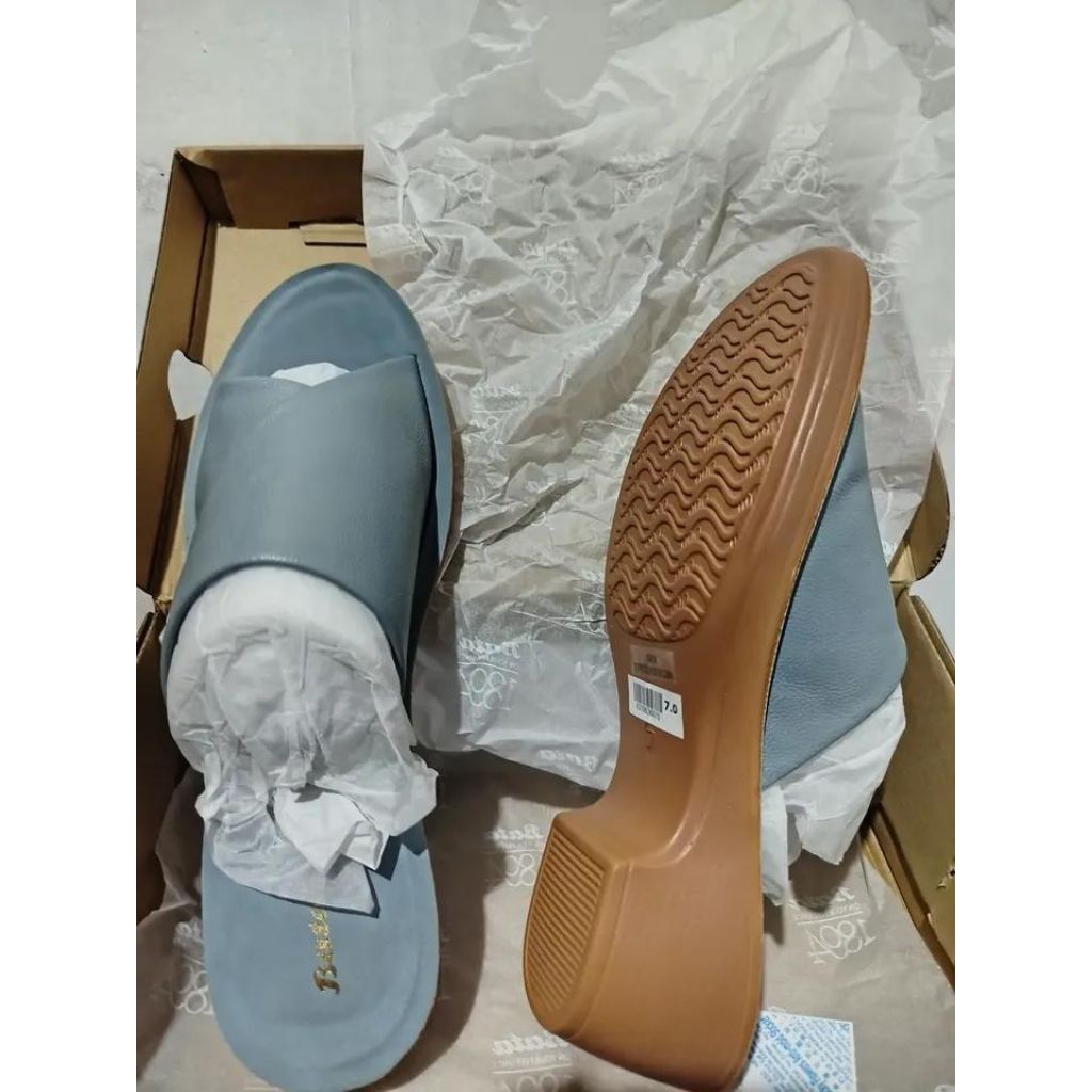 WEDGES BATA warna DENIM