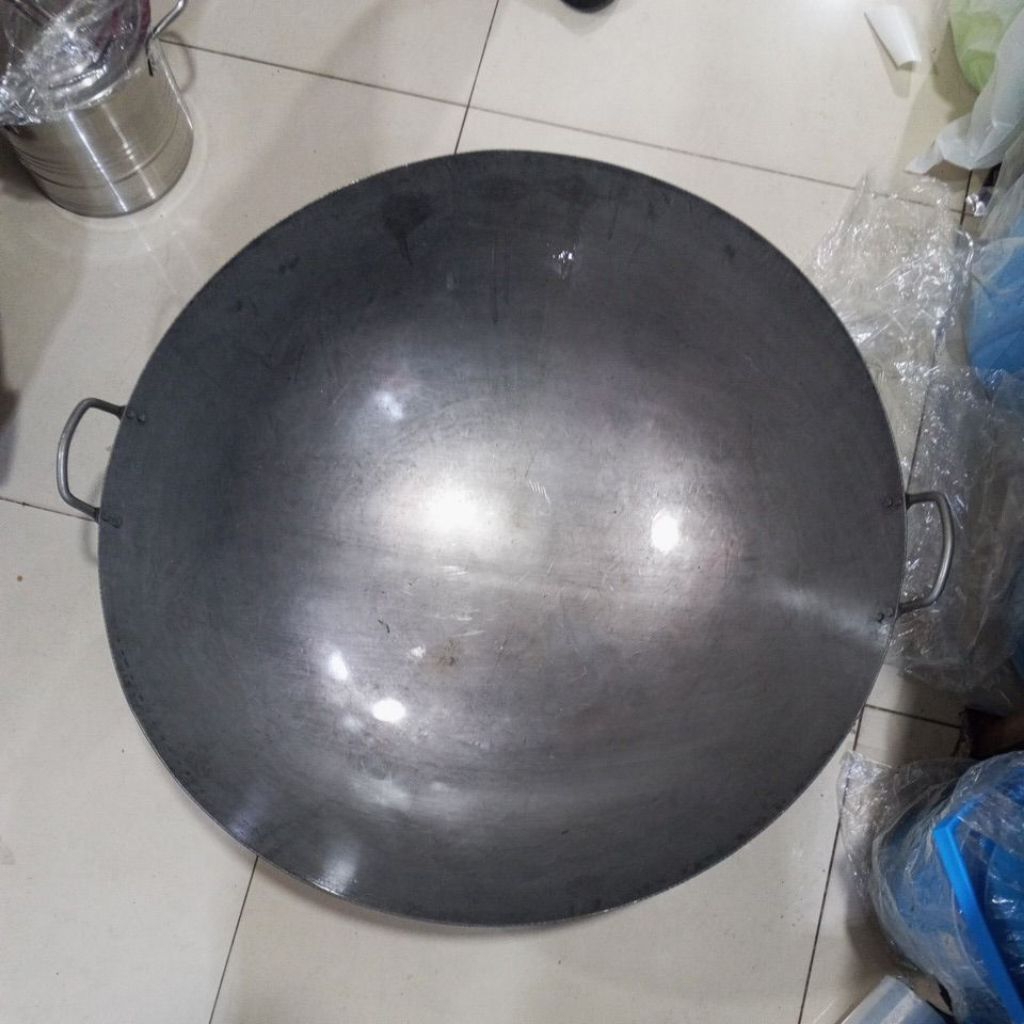 wajan baja tebal 70 cm