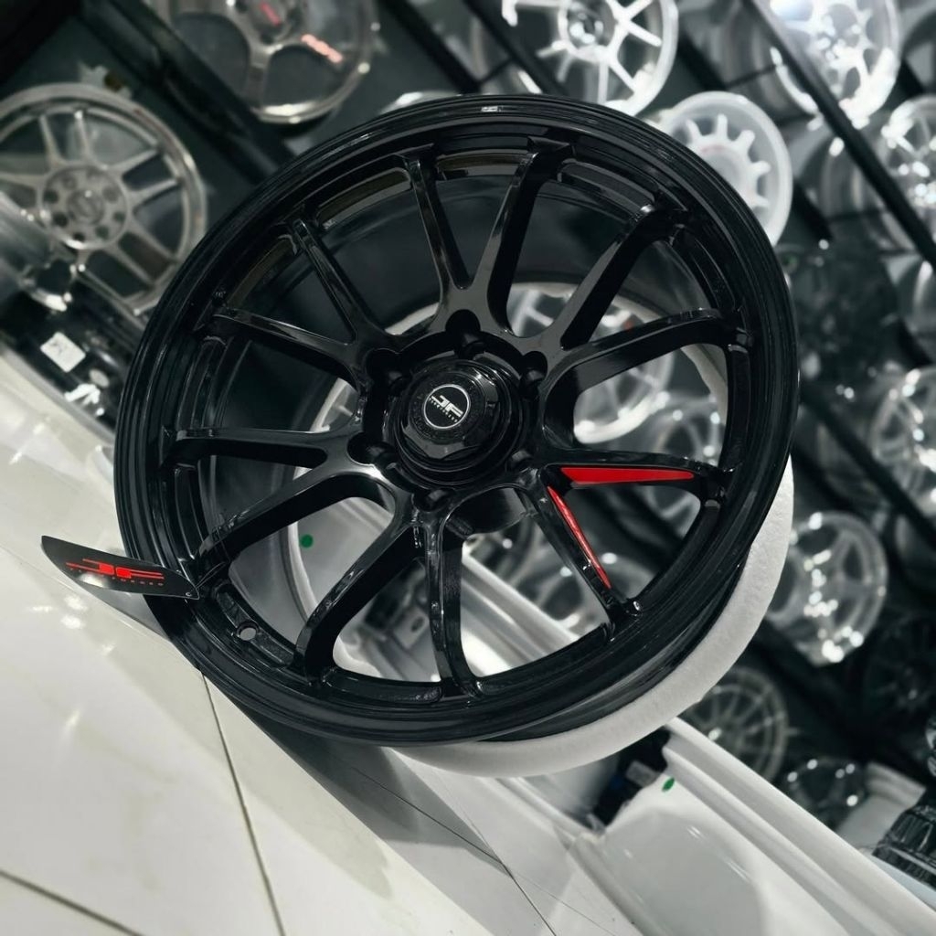 velg mobil r18 lebar 9 JF LUXURY NF FLOW FORMING RING 18 velg racing mobil Fortuner hilux Ford range