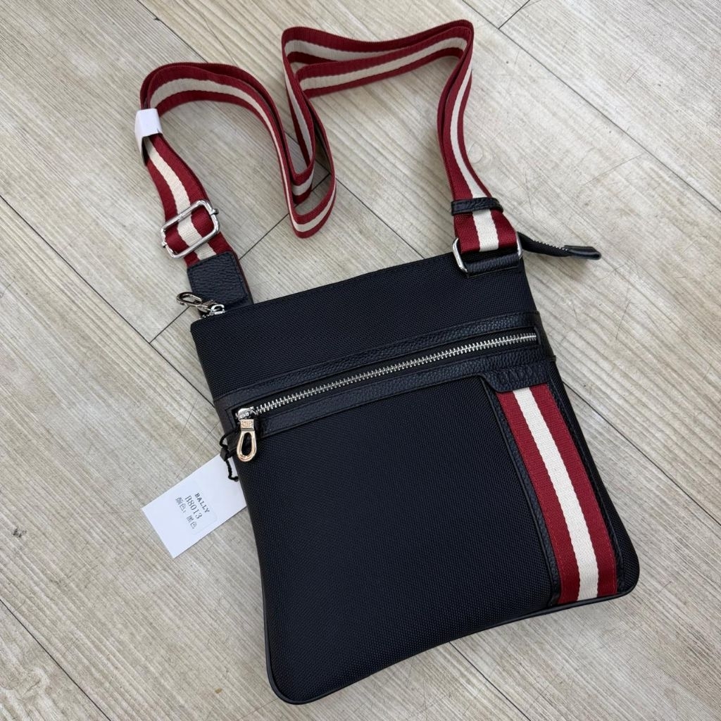 tas selempang nylon Bally crossbody bag unisex