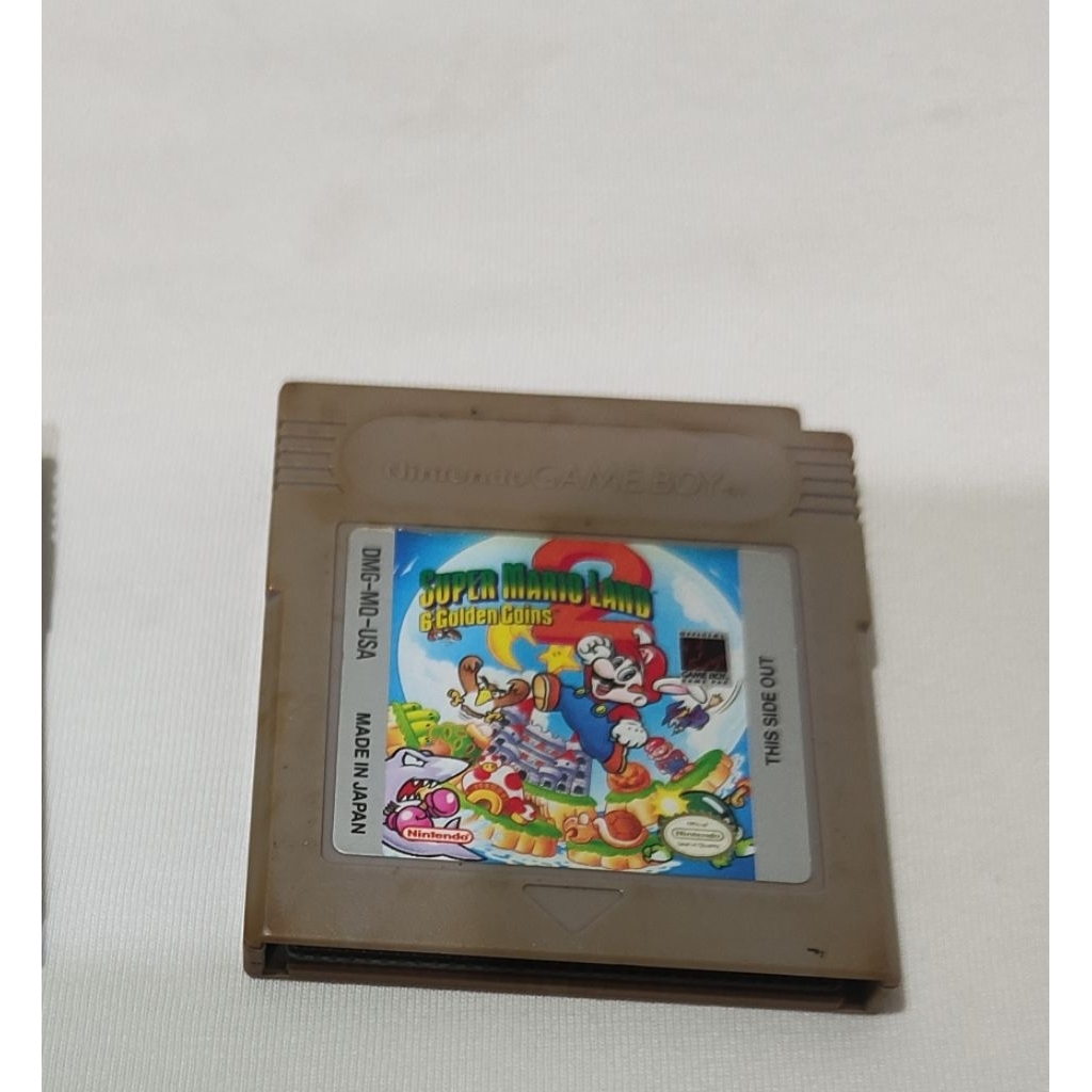 Kaset Nintendo gameboy Super mario land 2 video game jadul