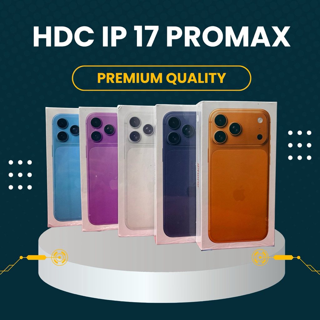Handphone IP 17 Pro Max HDC Premium Quality Support 5G Bahasa Indonesia