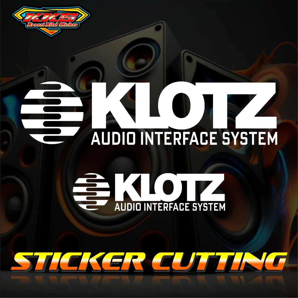 cutting sticker hardcase box sound system LOGO KLOTZ