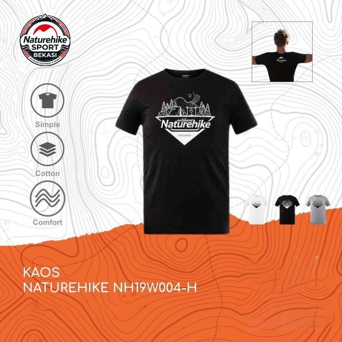 Naturehiike Sport - Kaos Nh19W004-H Casual Katun Hiking Camping Outdoor