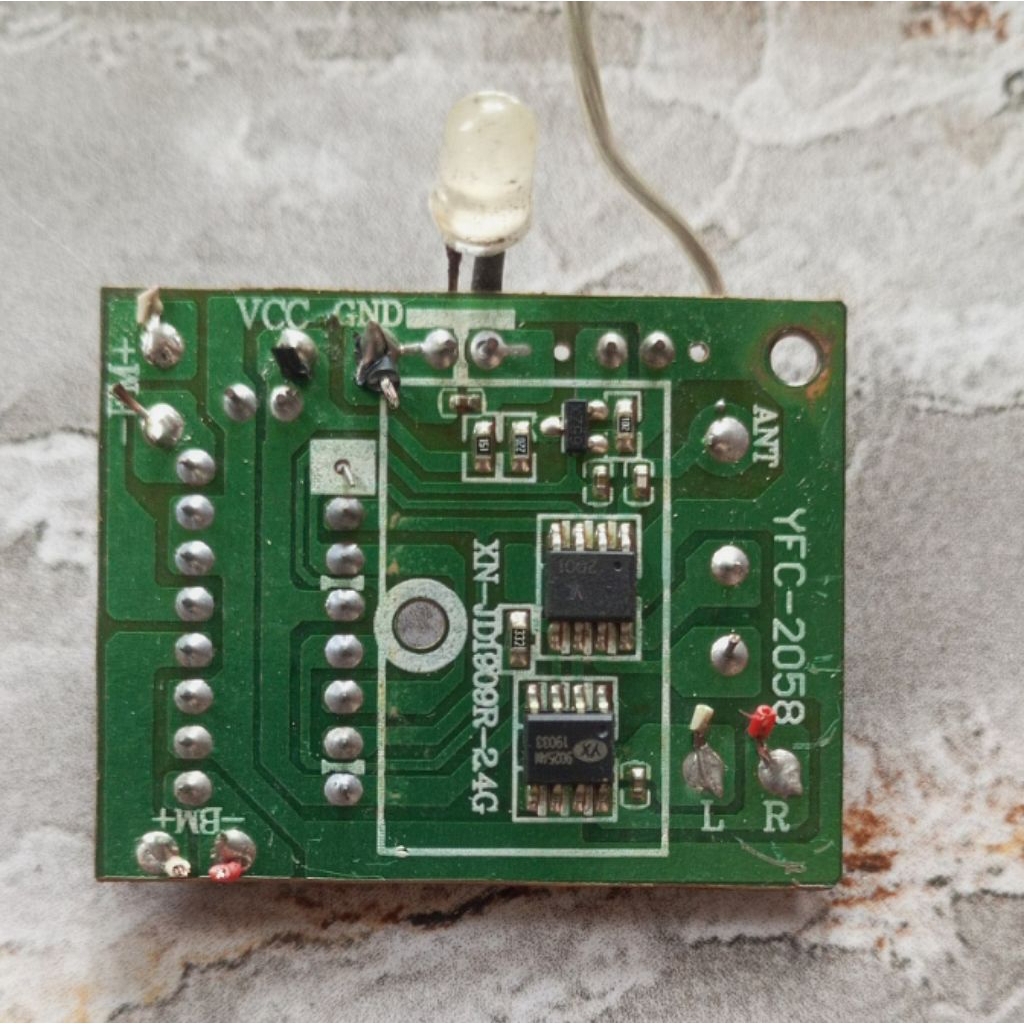 PCB rc rock crawler copotan seri XN-JD1909R-2,4Ghz