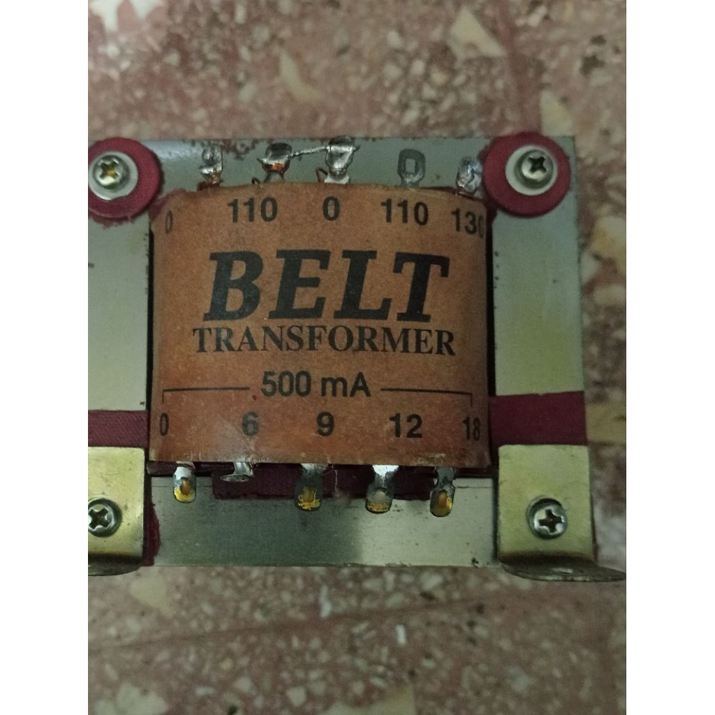 TRAFO BELT 5A BESAR ENGKEL NOL 24 V ORI normal bekas pakai ori