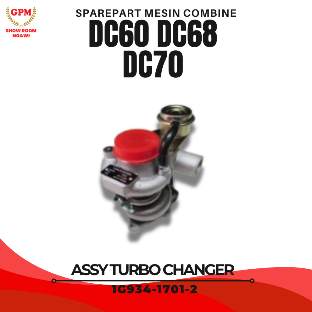Sparepart Suku Cadang Assy Turbo Charger 1G934-1701-2 Untuk Mesin Panen Padi Combine Harvester KUBOT