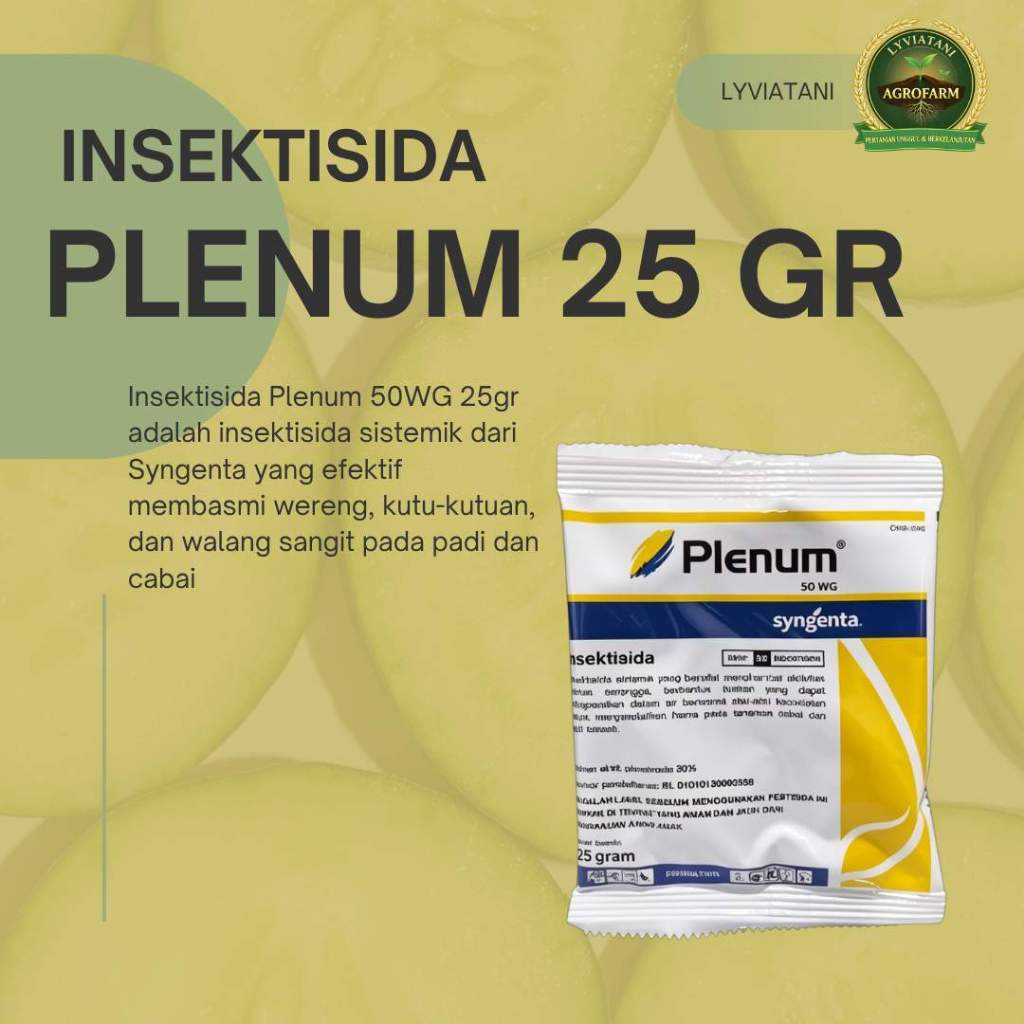 Insektisida Plenum 50WG 25 Gram Syngenta Wareng Padi
