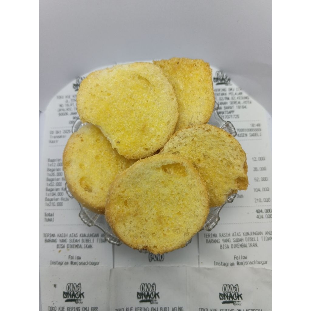 Roti kering Bagelen vanilla enak renyah gurih