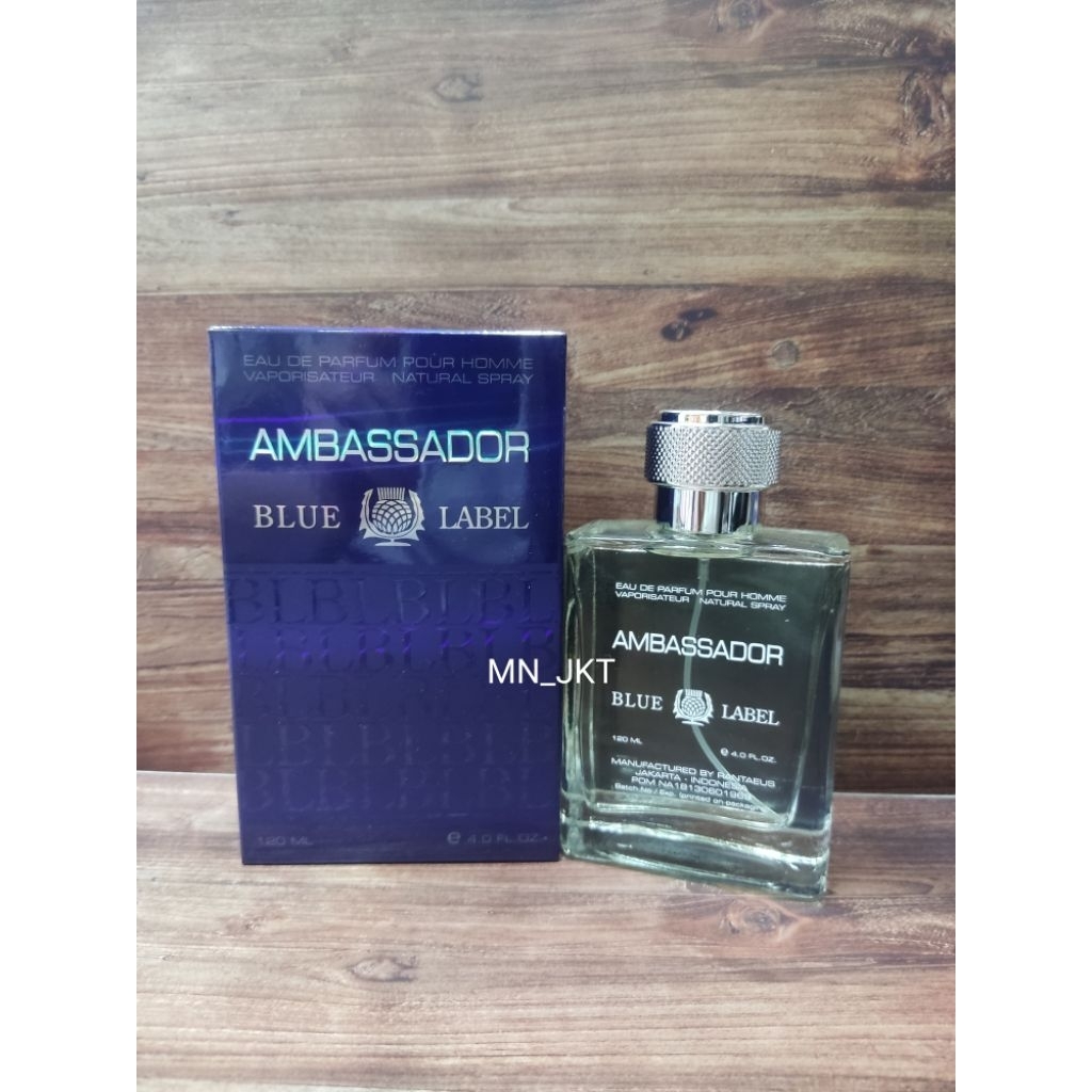 AMBASSADOR BLUE LABEL PARFUME 110 ML [ 1 BOTOL ]