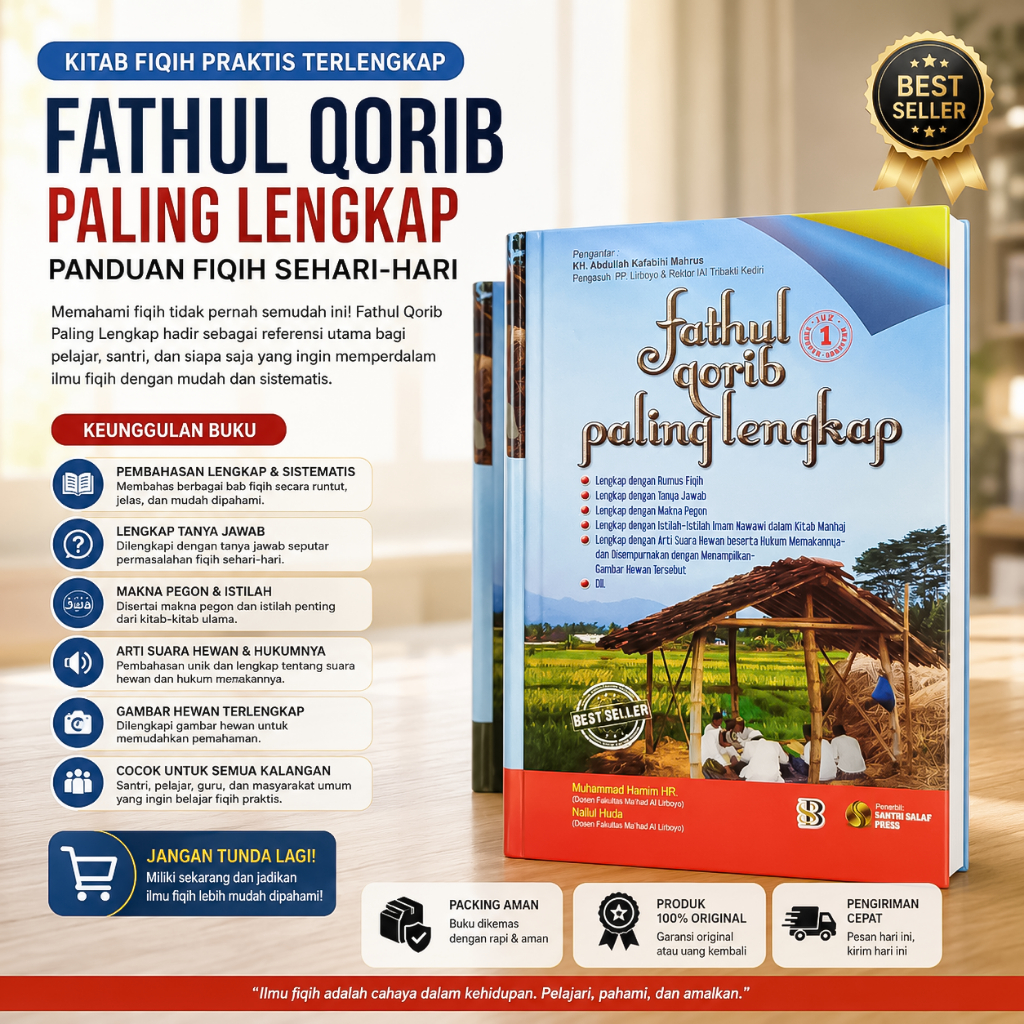 FATHUL QORIB PALING LENGKAP 2 JILID - TERJEMAH KITAB FATHUL QORIB - LIRBOYO PRESS