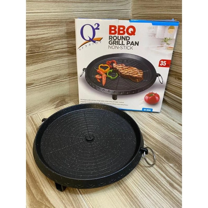 BBQ ROUND GRILL PAN Q2 Alat Panggangan Bulat Q2